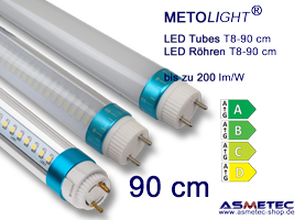 LED tubes, T8, 90 cm - Asmetec LED Technology