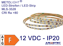LED-Streifen-MLS3528-12VDC-IP20