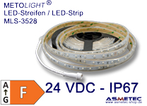 LED-Streifen-3528-12VDC-IP67