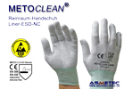Metoclean ESD-Handschuhe-Liner-NC