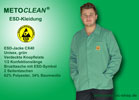 Metoclean ESD-Jacket CX40, green