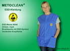 Metoclean ESD-Vest NS40, royal blue