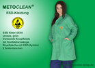 Metoclean ESD-Smock UX-40, green