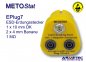 Preview: Metostat Grounding Plug EPlug7, 1 x 10 mm snap, 2 x banana socket - www.asmetec-shop.de