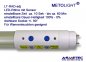 Preview: METOLIGHT LED-Tube, adjustable sensor, 120 cm, 1800l, - www.asmetec-shop.de