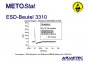 Preview: Metostat ESD shielding bag 3310, sealable - www.asmetec-shop.de
