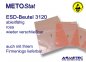 Preview: Metostat ESD dissipative bag 3120, with zip - www.asmetec-shop.de