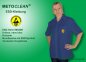 Preview: METOCLEAN ESD-Shirt MS40K-NB, navy blue, short sleeves - www.asmetec-shop.de