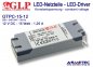 Preview: LED-Netzteil GLP - GTPC-15-12, 12 VDC, 15 Watt - www.asmetec-shop.de