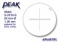 Preview: PEAK-2016-L scale for illuminatede scale loupe 15x - www.asmetec-shop.de
