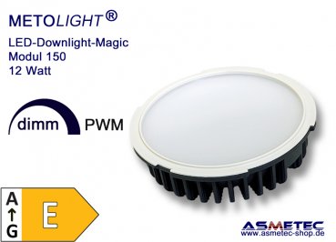 LED-Downlight - Magic Modul 150 - 12 Watt-WW, warmweiß, 1100 lm