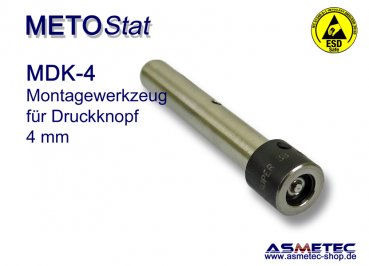 Metostat MDK4, Montagewerkzeug für Druckknöpfe - www.asmetec-shop.de
