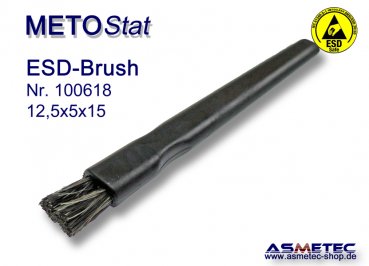 Metostat ESD-Brush 120515B, antistatic, dissipative - www.asmetec-shop.de