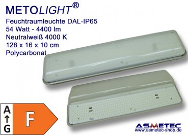 LED Wannenleuchte, IP65, 128 cm, 50 Watt, neutralweiß, 4400 lm, mit Bewegungssensor
