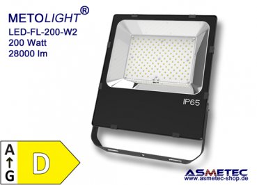 LED Flood Light FL-200-W2-CW, 200 Watt, 28000 lm