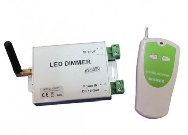 LED-Dimmer 12/24 VDC - 240 Watt, mit Funk-Fernbedienung, IP20