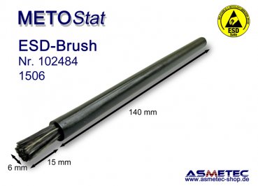 Metostat ESD-Brush 1506BG, antistatic, dissipative - www.asmetec-shop.de
