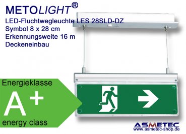 LED emergency luminaire LES-28-SLD-DZ
