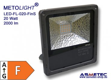 LED-Floodlight FL-020FINS-WW, 20 Watt - warm white