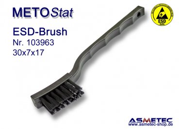 Metostat ESD-Brush 300717B, antistatic, dissipative - www.asmetec-shop.de