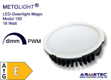 LED-Downlight - Magic Modul 150 - 18 Watt-WW, warmweiß, 1800 lm