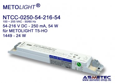 LED-driver NTCC-0250-54-216-54 for T5-LED-tubes HO 1449 - 24