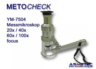 METOCHECK YM-7504-60, Messmikroskop 60fach