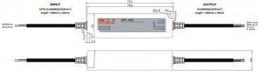 LED-driver GLP - GPF-40D-1400, 1400 mA, 42 Watt , dimmable- www.asmetec-shop.de
