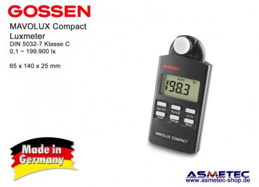 Gossen Mavolux Compact M502C - Klasse C - DIN 5032 Luxmeter