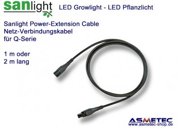 Sanlight Power Extension Cable, 1 m long