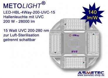 LED-UVC-Highbay light 200 Watt