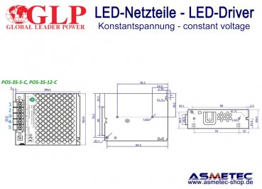 LED-Netzteil-12VDC-35 Watt
