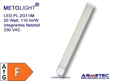 LED-PL-tube, 2G11-20I-NWS-5630, 230 Volt, 20 Watt, nature white, E