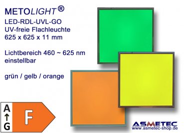 LED-Gelbraum Rasterdeckenleuchte RDL-6262-UVL-GO, 40 Watt, 460 nm - 625 nm, einstellbar