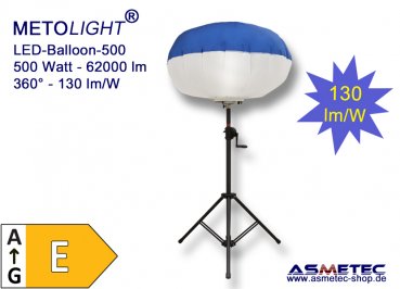 METOLIGHT LED-Ballon-Leuchte 480 Watt - www.asmetec-shop.de