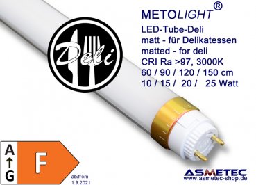 LED-Röhre-060-8DELI-10WM, 60 cm, CRI 97, für Feinkost