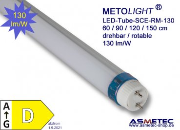 METOLIGHT LED-Röhre-SCE-RM,  60 cm, 10 Watt, T8, 1200 lm, matt, neutralweiß