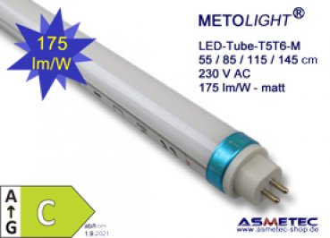 METOLIGHT LED Röhre T5T6M-115-6DWM-20-175, T5, 1148 mm, 20 Watt, tagweiß, 3400 lm - 175 lm/W