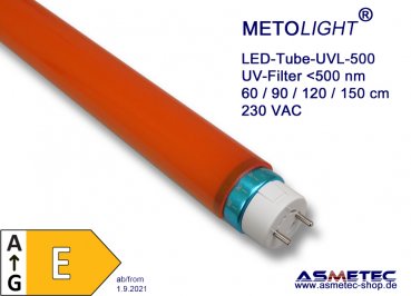 METOLIGHT LED-Tube-UVL-500-090-14-SCE-R,  90 cm, 14 Watt, 500 nm