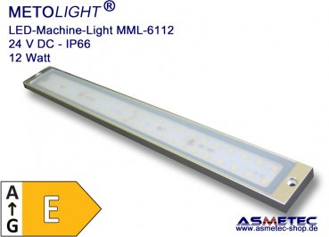 LED machine light MML-6112-CWS, 24 V DC, 12 Watt, 1400 lm