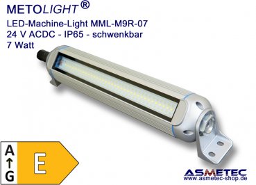LED machine light MML-M9R-07, 24 V AC / DC, 7 Watt, 600 lm