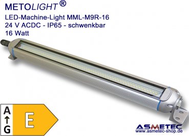 LED machine light MML-M9R-16, 24 V AC / DC, 16 Watt, 1500 lm