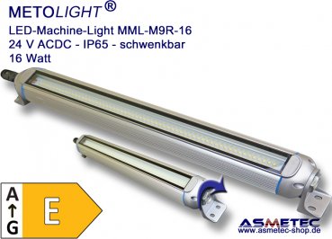 Metolight LED Maschinenleuchte MML-M9R-16 - www.asmetec-shop.de