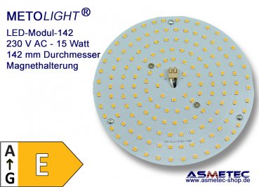 LED-Modul 142-15-CW, 15 Watt, 1500 lm, kaltweiß