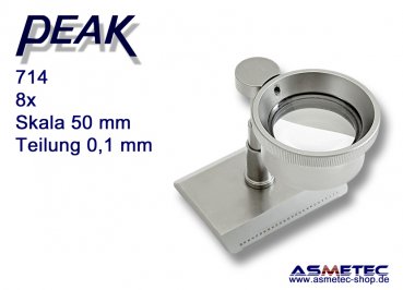 PEAK 714, loupe 8x, pivoting magnifier