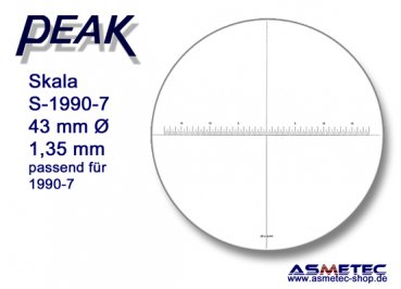 PEAK-1990-7,  anastigmatic loupe 4x - www.asmetec-shop.de