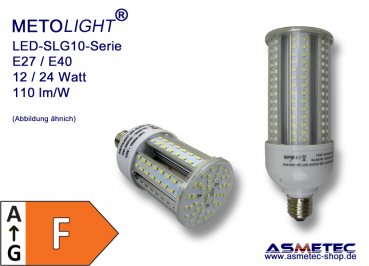 METOLIGHT LED-Lamp SLG-10 E40 - 24 Watt - 360°, 2400 lm, pure white