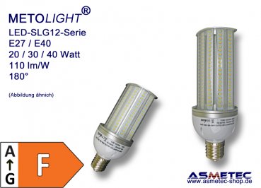 METOLIGHT LED-Lamp SLG12, E40 - 20 Watt - 180°, 2200 lm, nature white