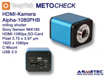 USB-Kamera Touptek Alpha1080PHB, HDMI-1080p, USB 2.0