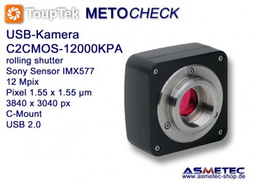 USB-Kamera Touptek C2CMOS-12000KPA, 12 MPix, USB 2.0